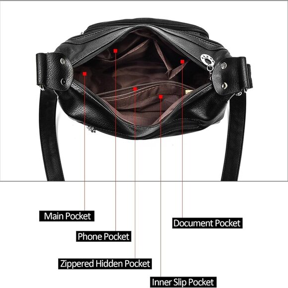 Lightweight Crossbody Purses for Women - Trendy and Functional, Adjustable Strap - Picture 6 of 7